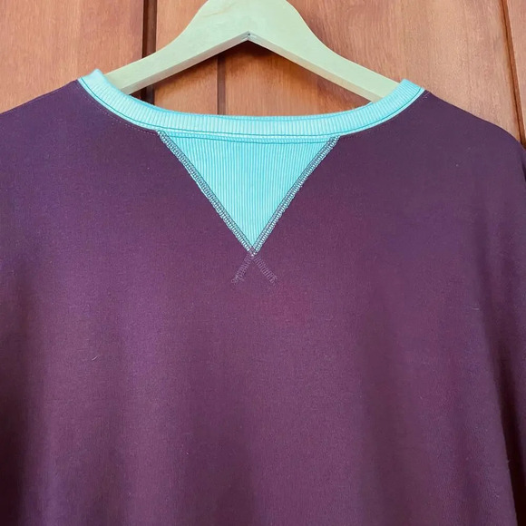 Free People We the Free Sweatshirt Classic Crew Colorblock Size Small NEW - Picture 4 of 10